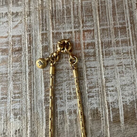 Madewell Moonshine Gold and Black Pendant Necklace - Picture 5 of 5